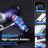 Handheld Car Vacuum Cleaner, 15KPa Mini Cordless 4000mAh Vacuum Cleaner with LED Light, Digital Display & 3 Speeds, 80W High Power 3-in-1 Portable...