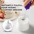 Zulay Kitchen Powerful Mini Milk Frother Handheld - Electric Hand Mixer - Portable Frother Wand for Coffee - Small Drink Blender for Lattes, Cappu...