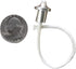 Firefly Fuels Small 5/16” Aluminum Wick Holders with 2.6mm Cotton Wicks 10-Pack – Pre-Threaded Reusable Set for Small Refillable Oil Lamps, Reusab...