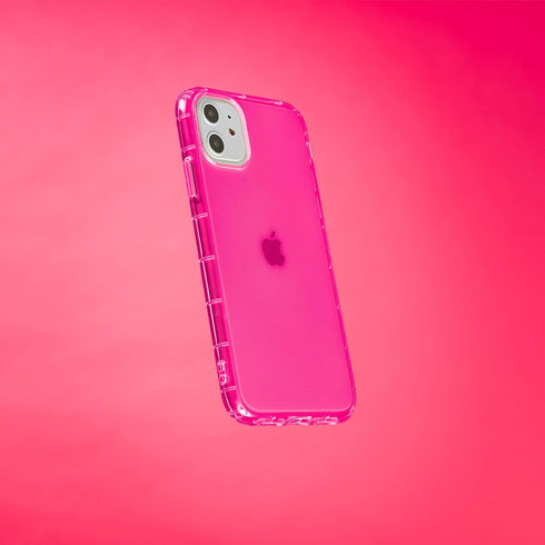 SteepLab Neon Highlighter Case for iPhone 11 (2019, 6.1" Screen) - The Grippy Jelly Case w/Protective Air Pockets (Paramount Hot Pink)...