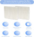 ANTOBLE 2 Pack MD1-0002 Replacement Humidifier Wick Humidifier Filters Compatible with Vornado MD1-0001 MD1-0002 MD1-1002 EVAP1 EVAP3 EVAP40 EVAP50 Humidifier