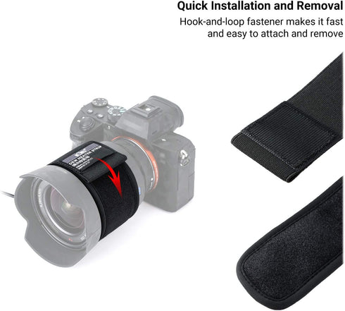 USB Lens Dew Heater, Lens Warmer Strip with Temperature Regulator Condensation Prevention for Telescopes Camera DSLR Lens Telescope Eyepieces 80mm...