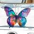 Butterfly Car Hanging Ornament, Tianhoudeger Butterfly Car Accessories Pendant for Rear View Mirror, Hanging Charm Home Decoration Keepsake Christ...