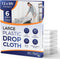 6 Pack 12 x 9 ft Extra Large Painter’s Plastic Drop Cloth Painting Sheet-Light & Durable Dust Cover-Clear Plastic Sheet-Plastic Sheeting-Plastic C...
