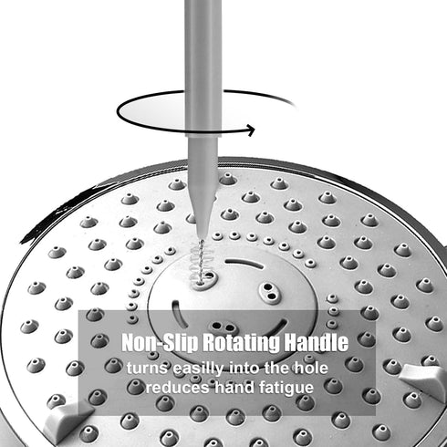 40pcs Shower Head Nozzle Cleaning Brushes, Tiny Brushes Multifunctional Mini Cleaning Tools for Small Hole Shower Head (Gray)...