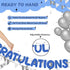 Fulmoon Pre Strung Congratulations Quitter Glitter Banner Funny Retirement Banner Retirement Party Decorations Retirement Party Supplies Garland f...