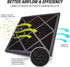 Tiger Tough HEPA 500 Activated Carbon Filter for Air Scrubbers - 16 x 16 x 1 (1)...