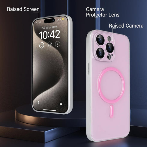 Omorro Compatible with iPhone 15 Pro Max Magnetic Case, Compatible with Magsafe, Soft TPU Luminous Case Glow in The Dark Shockproof Protective Pho...