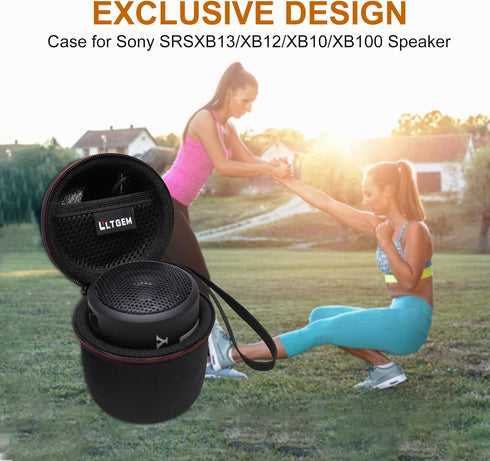 LTGEM Hard Case for Sony SRS-XB13/XB100/XB12/XB10 Extra BASS Wireless Bluetooth Portable Lightweight Compact Travel Speaker - Travel Protective Ca...