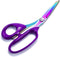 Rust-proof Titanium Coated Stainless Steel Multipurpose 8” Rainbow&Purple Scissors Fabric Textile Dressmaking Craft Office Home Daily Use...