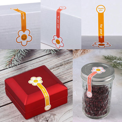 Beyonday 200pcs Handmade Lollipop Baking Stickers, Long Label Sealing Stickers for Cake Box/Tins/Jars/Coffee Cups/Bottles, Self-Adhesive Bakery St...