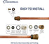 630-7755 Wall Hydrant Repair Kit Compatible with Mansfield 300 400 500 Series Wall Hydrants....