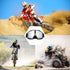 JAMIEWIN Professtional Adult Motorcycle Motocross Dirt Bike ATV Goggles OTG Goggle for Men Women Youth Kids (C86 Black Fiber)...