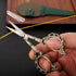 Knitting Scissors with Case, Crochet Scissors Threading Sewing Shears for Embroidery Craft Artwork Needlepoint, Bronze Little Snips...