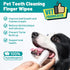 Dog Dental Care Wipes - Cat & Dog Teeth Cleaning Finger Wipes - Dog Tooth Brushing Kit Dental Wipes - Reduces Plaque & Freshens Breath (50 Pcs)...