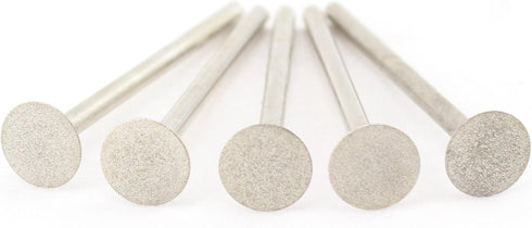 Diamond Grinding Bits 2.35mm Shank T Shape Head 8mm engraving burrs Pack of 10 Pcs...