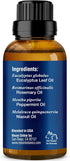 Breathe Essential Oil Blend 30 ml - Breath Easy Essential Oil Sinus Relief - Breathe Ease Essential Oils for Humidifier, Diffuser, Aromatherapy - ...