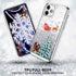 for iPhone 12 Pro Max Case iPhone 12 Pro Max Christmas Phone Case Glitter Sparkle Liquid Floating Case Shockproof Clear Soft TPU Bumper Case Xmas ...