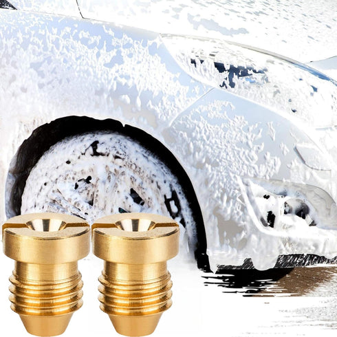 2 Pieces 1.1 mm Foam Cannon Orifice Nozzle, Universal Thread Tips suitable for Snow Foam Lance...