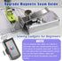 Upgraded Magnetic Seam Guide for Sewing Machine, Magnetic Sewing Guide with Clip, Hemmer Guide, Multifunctional Hem Guide, Universal Sewing Machin...