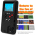 LucBuy Game Console Case Compatible for iPhone 11, Retro Protective Cover Self-Powered Case with 36 Small Games, Full Color Display, Shockproof Vi...