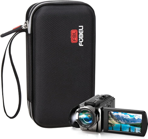 EVA Carrying Case Compatible with kimire/Kicteck/Sony HDRCX405/Canon VIXIA HF R800 R700 Video Camera Camcorder Digital Camera Recorder (Case Only)...