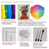 Canvas Painting Kits Pre Drawn Canvas for Painting for Adults Paint and Sip Party Supplies Stretched Canvas to Paint Games Ladies Night Flower Gir...