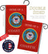 Breeze Decor Home of Coastie Garden Flag Armed Forces Coast Guard USCG Semper Paratus United State American Military Veteran Retire Official House...