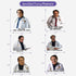 6 Pcs Doctor Phrase Magnets, Cute Meme Quote Funny Fridge Magnets for Home Kitchen Office, Adults Inspirational Refrigerator Magnets for Diet Cont...