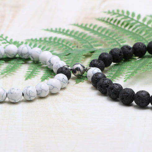 JoycuFF Matching Couple Bracelets For Men Women Him Or Her Boyfriend And Girlfriend Connecting Love Bracelets Gifts For Valentine's Day Anniversar...
