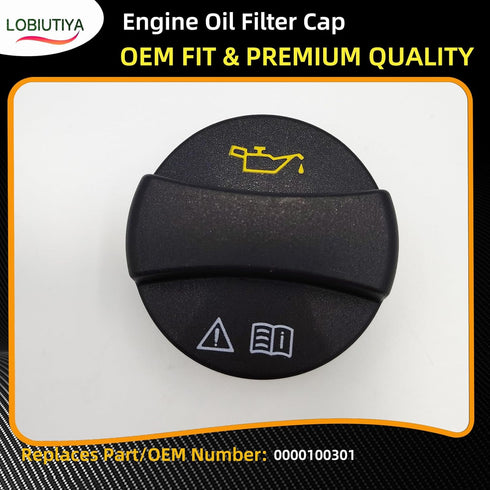 0000100301 Engine Oil Fill Cap Compatible with Mercedes-Benz E C GLE B A CLA GLK S M CLK GL CLS & More - Part No. 000 010 0301...