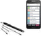 BoxWave Stylus Pen Compatible with Jitterbug Smart2 - EverTouch Capacitive Stylus, Fiber Tip Capacitive Stylus Pen for Jitterbug Smart2 - Jet Blac...