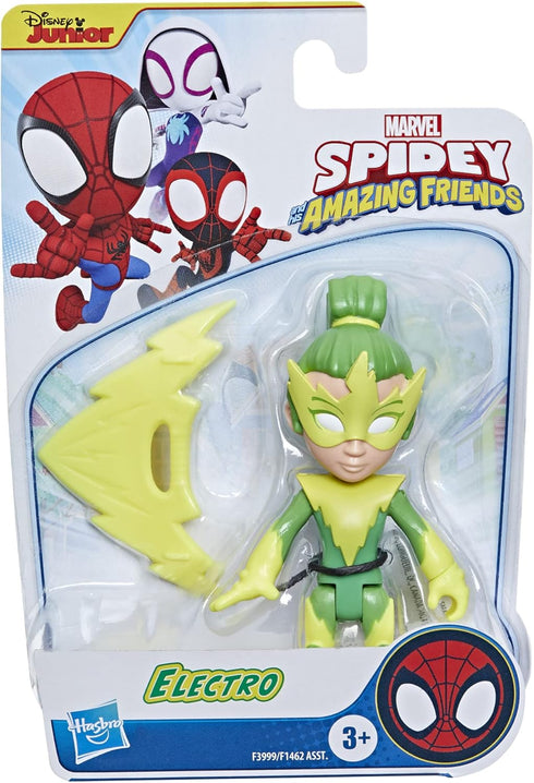 Marvel Spidey and His Amazing Friends Electro Action Figure Toy, Preschool Super Hero Action Figure with Accessory, Kids Ages 3 and Up...