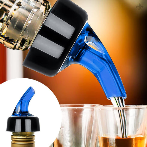 Liquor Bottle Pourers 1oz Set of 12 Measured Bottle Spirits Alcohol Pourers Automatic Measuring Wine Spouts Drink Liquor Measure Pourer for Cockta...