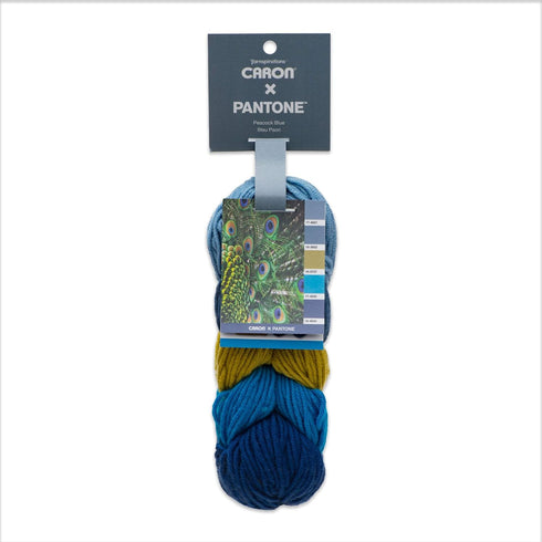 Caron Yarn X Pantone BL, Peacock Blue......