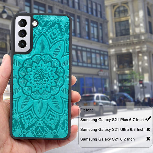 Harryshell Detachable Magnetic Flip Case for Samsung Galaxy S21+ Plus 5G 6.7 Inch (2021) / SM-G996U - Faux Leather Wallet Case with 12 Card Slots,...