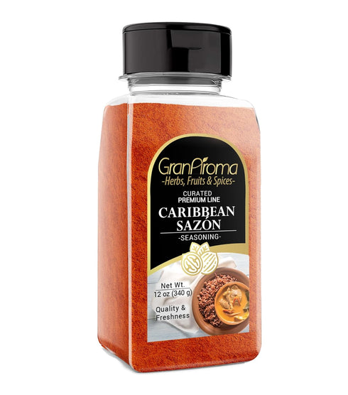 GranAroma Caribbean Sazón, 12 oz, Chicken & Rice, Flavorful Seasoning Blend, Caribbean Cuisine...