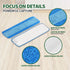 3 Pack Microfiber Cleaning Pads for Bona Mop, Reusable Microfiber Mop Pads for 18 Inch Mop, Hardwood Floor Replacement Cleaning Mop Pads, Machine ...