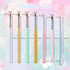 Qianyu 8 Pcs Gel Nail Art Brush Set Acrylic Nail Painting Sculpting Brush for Salon at Home DIY Manicure with Tips Builder Dotting Carving Pen and...
