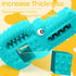 Dog Toys, Squeaky Indestructible Dog Chew Toys for Aggressive Chewers, Tough Alligator Rubber Teething Chew Dog Toys for Large Medium Small Dog...