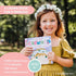 Tickle & Main Flower Girl Gift Set, Flower Girl Proposal, Book with Floral Crown Headband Headpiece in Adorable Gift Box...
