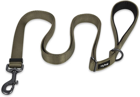 Hyhug Pets Upgraded Adjustable 6 Feet Leash with Super Soft Neoprene Padded Handle - Tough Nylon Lead for Medium Large Giant Female Dogs Training ...