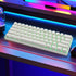 Happy Balls Backlit PBT Keycaps Cherry MX Keycap Set Doubleshot OEM Profile Key caps for Mechanical Keyboards(White)...