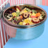 RONYOUNG 2PCS Bird Feeding Dish Cups with Spoon, Parrot Food Bowl Clamp Holder - Stainless Steel Coop Cup, Bird Cage Water Bowl for Parakeet Afric...