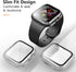 3 Pack Case for Apple Watch Series 3 38mm Hard PC Case with Tempered Glass Screen Protector Waterproof Anti-Scratch HD Ultra-Thin Full Protective ...