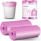 Charmount Small Trash Bags Bathroom, 4 Gallon Garbage Bags for Kitchen Bedroom, Unscented, 80 Count, Hot Pink...