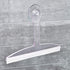 iDesign 22300 Plastic Plastic Suction Squeegee with Storage Hook Shower, Window, and Mirror Accessory for Master, Guest, Kids' Bathroom Cleaning, ...