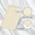 JOYLAND Creativity White Phone Case for iPhone 7/8/SE 2020 Cute Couple Girl Women Cover Soft Liquid Silicone Reinforced Corner Bumper Cover Protec...