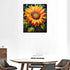 Tucocoo Detailed Colorful Sunflower Paint by Bumbers for Adults Graffiti Blooming Sunflower DIY Paint by Numbers Acrylic Paint Canvas Abstract Bea...