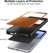Foluu for Samsung Galaxy Z Flip 6 5G Case, Galaxy Z Flip 6 Leather Case, PU Leather + Hard PC Shell Ultra Thin Slim Durable Protective Phone Case ...